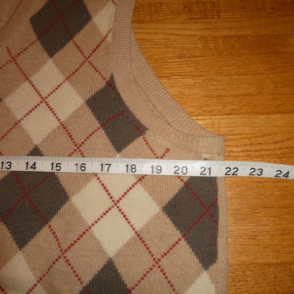 Vintage Men's Argyle Sweater Vest EUC - Picture 4 of 9